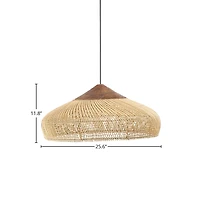 D-Bodhi Banjo Pendant Large - Natural