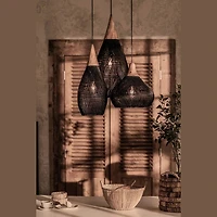 D-Bodhi Horn Pendant Large - Black