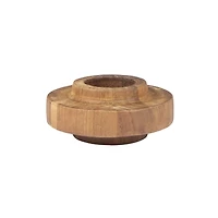 D-Bodhi Ring Candle Holder - Wood Grain