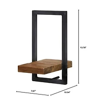 D-Bodhi Metal Frame Wall Box - Natural