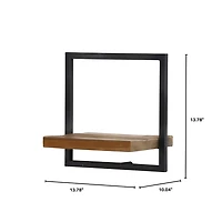 D-Bodhi Metal Frame Wall Box- Natural
