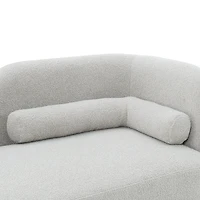 Fika Premium Boucle Fabric Sofa - Teddy Taupe