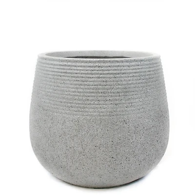 Ash Fiberclay Planter, Grey