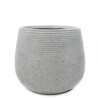 Ash Fiberclay Planter, Grey