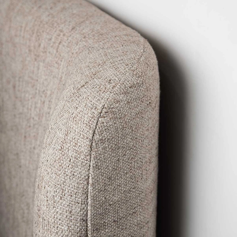 Faye Upholstered Bed- Perfect Taupe
