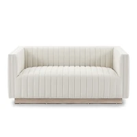 Fest Mid Century Loveseat - Tuscany Cream