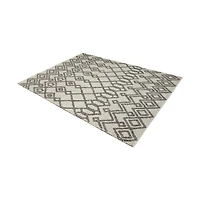 Fintona Hand Woven Rug Beige