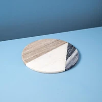 Geometric Marble Round Board