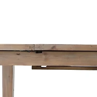 Irish Coast Small Extension Dining Table (47"/62") - Sundried