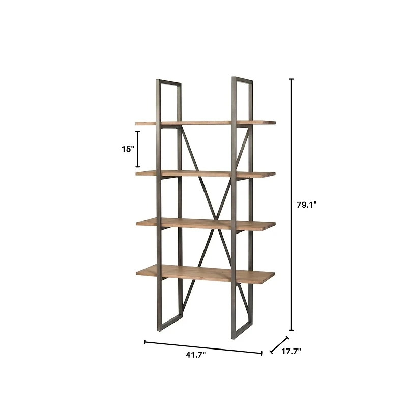 Kenya Small Cain Rack - Salvaged Grey
