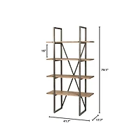 Kenya Small Cain Rack - Salvaged Grey