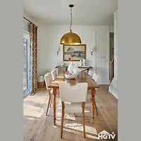 Luella Dining Chair - Sandy Beige/Cool Brown Legs