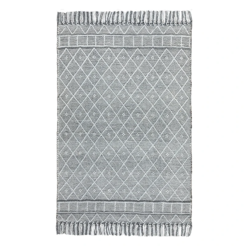 LABIN HAND WOVEN RUG GRAPHITE/SILVER