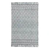 LABIN HAND WOVEN RUG GRAPHITE/SILVER