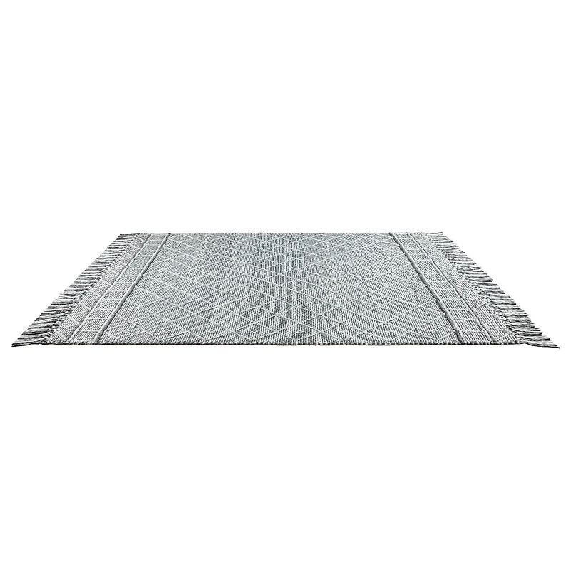 LABIN HAND WOVEN RUG GRAPHITE/SILVER