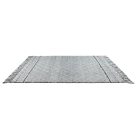 LABIN HAND WOVEN RUG GRAPHITE/SILVER