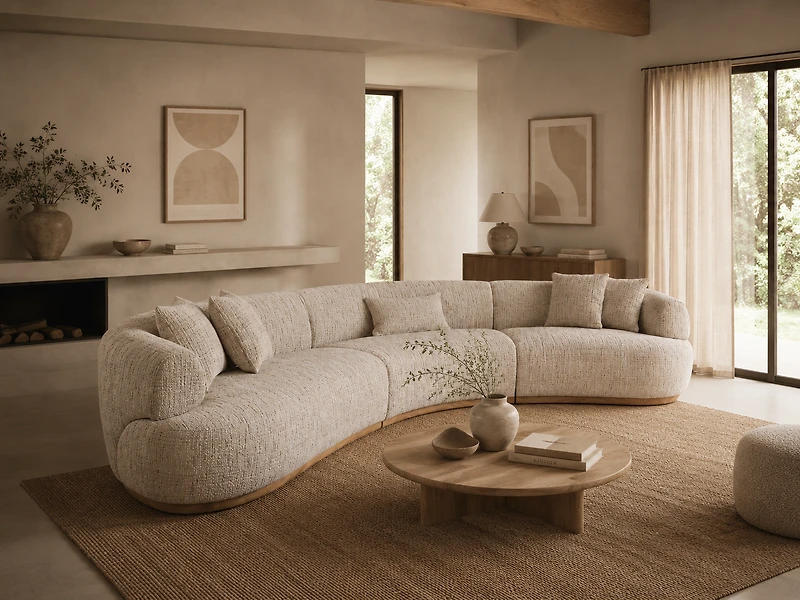 Malmo Fabric Sectional Sofa