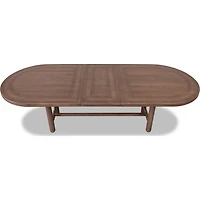 Amara Oval Extendable Dining Table – Claystone Finish