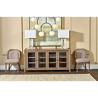 Viola 4 Door Sideboard – Claystone