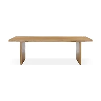 One Live Edge Dining Table – White Oak