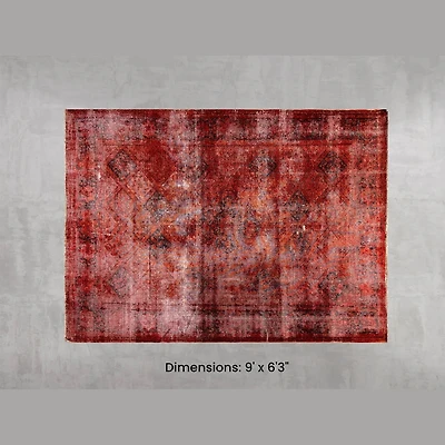 Namaste Rug - Red 9' x 6'3"