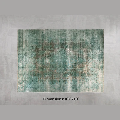 Namaste Rug - Cyan 11'3" x 8'1"
