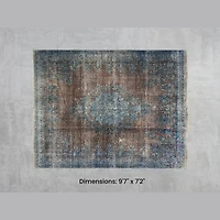 Namaste Rug - Blue/Brown 9'7" x 7'2"