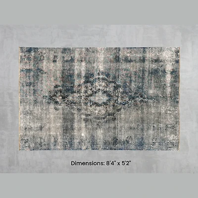 Namaste Rug - Light Blue 8'4" x 5'2"