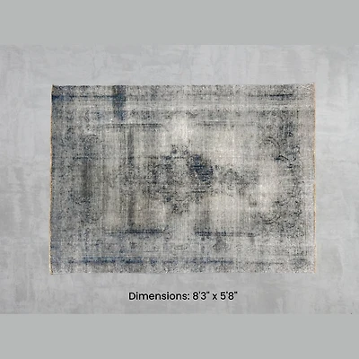 Namaste Rug - Beige/Blue 8'3" x 5'8"