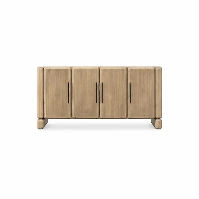 Nelly 4-Door Acacia Wood Sideboard — Lioness Finish