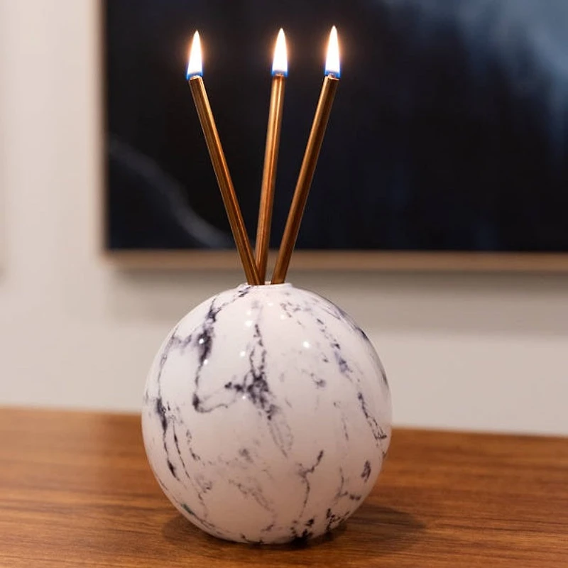 Neva Vase, White Marble
