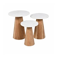 Nolan Table Set 3pc - Natural