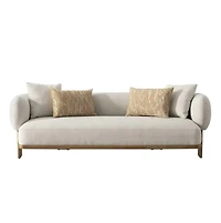 Odense 3-Seater Sofa with 4 Toss Pillows