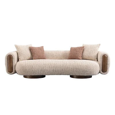 Ovolo 4-Seater Large Curved Sofa