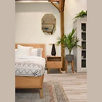 Patio Large Round Standing Pot - Grey Stone