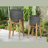 Patio Round Standing Pot