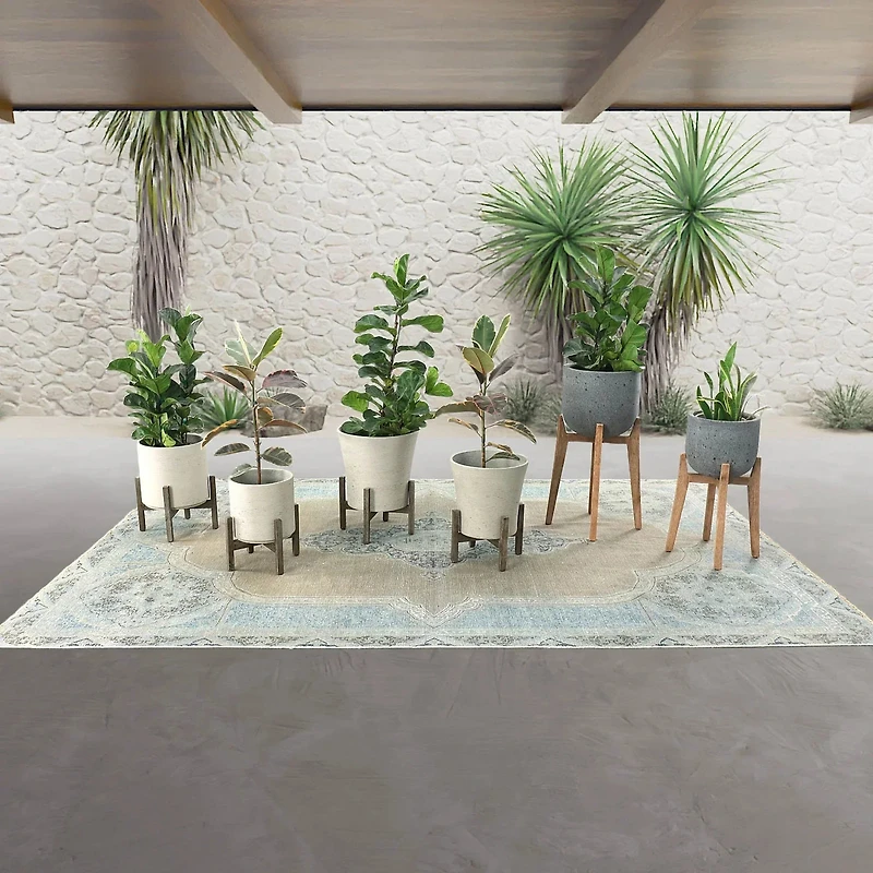 Patio Round Standing Pot