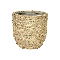 Nature Grass and Concrete Pot