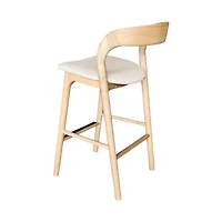 Rotondo Counter Stool - Natural Frame