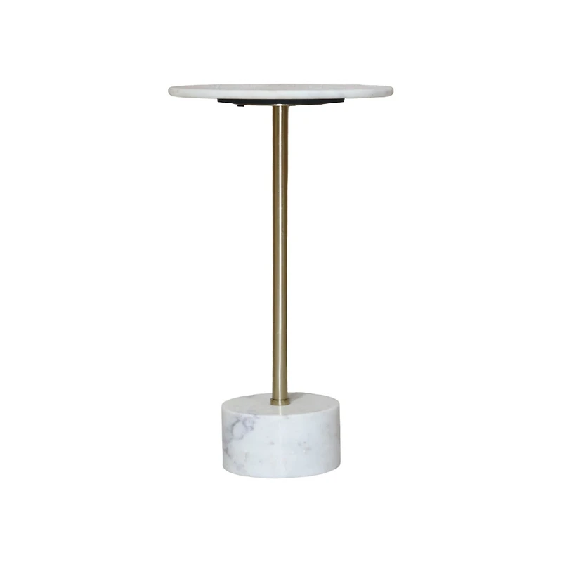 SELAH SIDE TABLE WITH MARBLE TOP & BASE