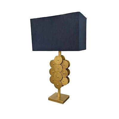 Skye Brass Disc Lamp