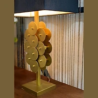 Skye Brass Disc Lamp