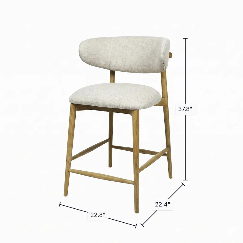 Milo Counter Stool - Vanilla Tweed (Limited Edition)
