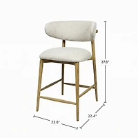 Milo Counter Stool - Vanilla Tweed (Limited Edition)