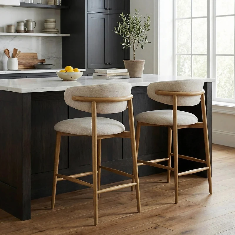 Milo Counter Stool - Vanilla Tweed (Limited Edition)
