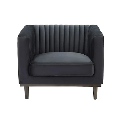Sage Club Chair - Black Velvet