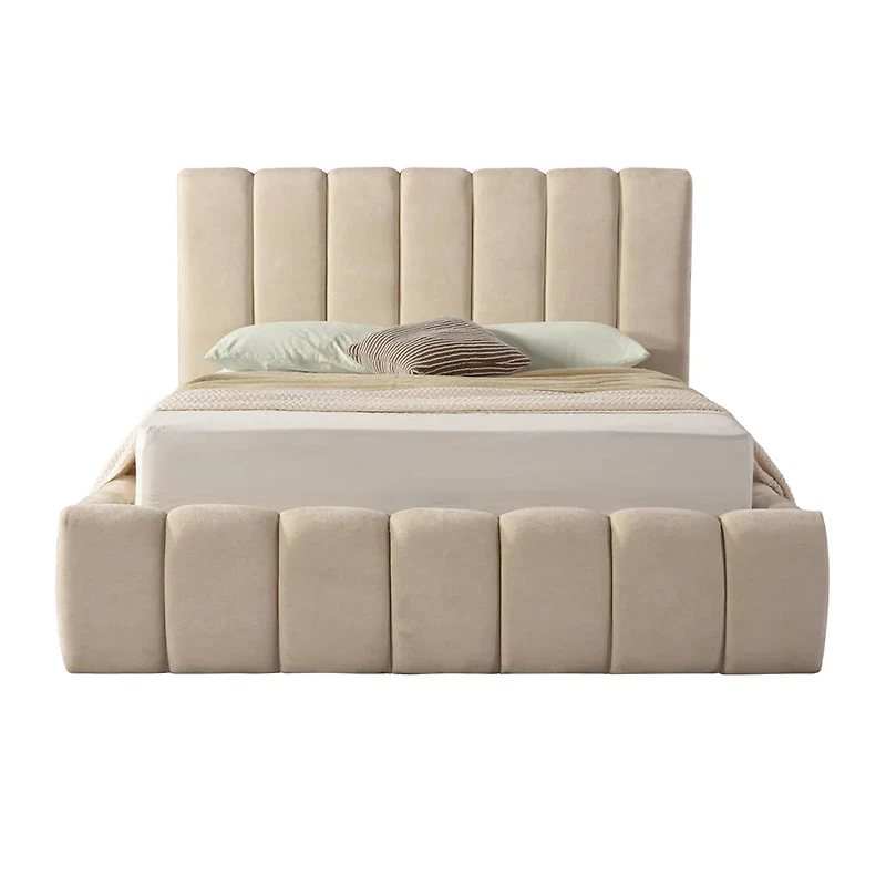Seng Upholstered Storage Bed with Gas Lift
