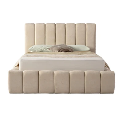 Seng Upholstered Storage Bed with Gas Lift
