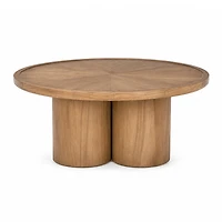 Tavi Medium Brown Round Coffee Table