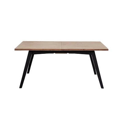 Frodo Extension Dining Table - Sundried Wheat - Matte Black